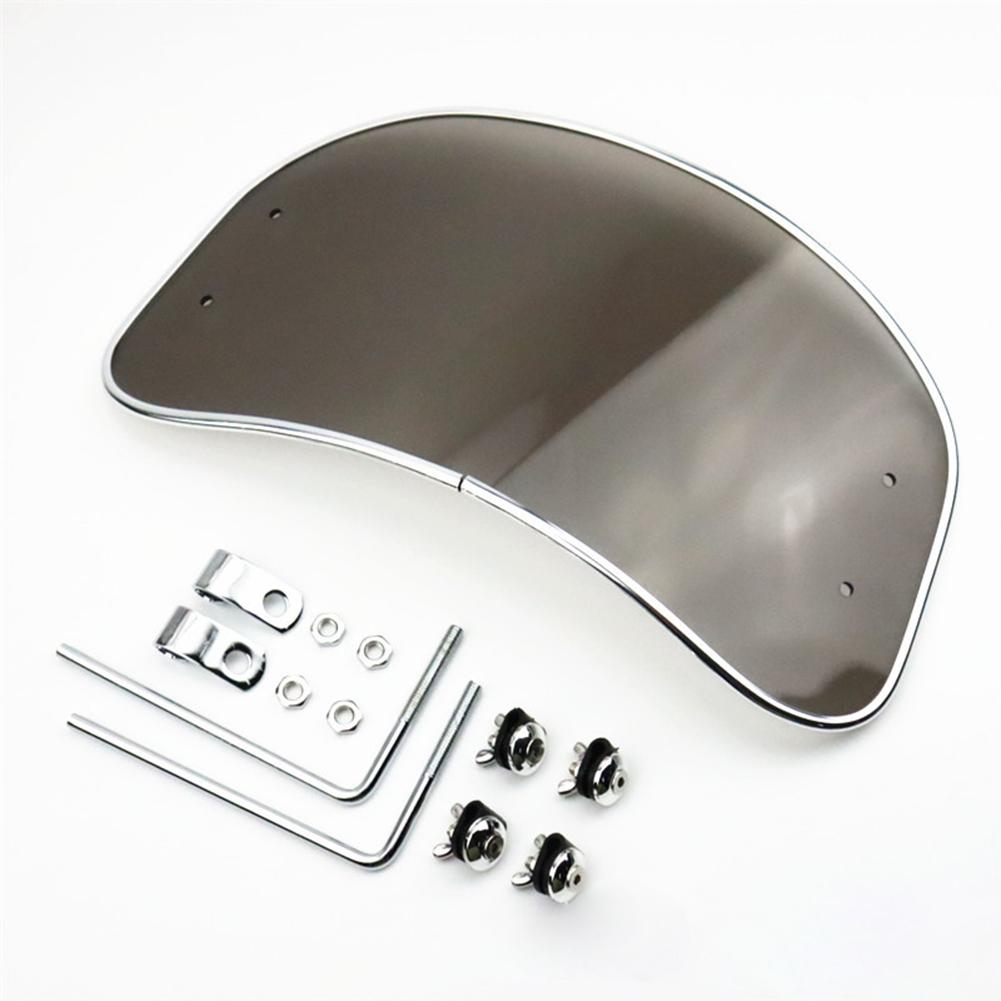 1 компл., модифицированное переднее лобовое стекло для мотоцикла, скутера, переднее лобовое стекло в стиле ретро, ​​локомотив, переднее лобовое стекло для электромобиля, мопеда