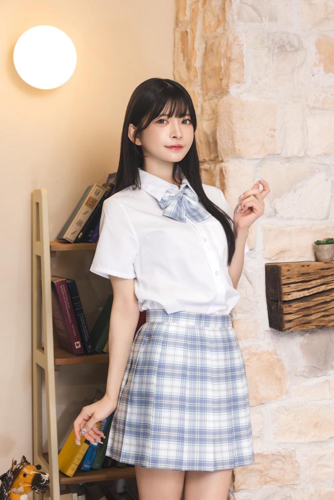 Clearstone Гардероб Косплей Хэллоуин Синяя клетчатая лента Униформа Шелли, Женская,