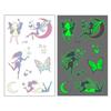 Little Sexy Cute Tattoo for Women Glowing Dark Taty Waterproof Fake Tatoo Luminous Tattoo Stickers Body Art Cartoon Tattoo