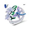 Креативное кольцо «Бабочка-стрекоза»: Элегантные женские украшения в европейском/американском стиле