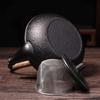 Iron Without with Tea Iron Open Present Kettle, Stylish, Enamel, Strainer, Teapot, Supplement, Fire, Health, Souvenir, (600ml)