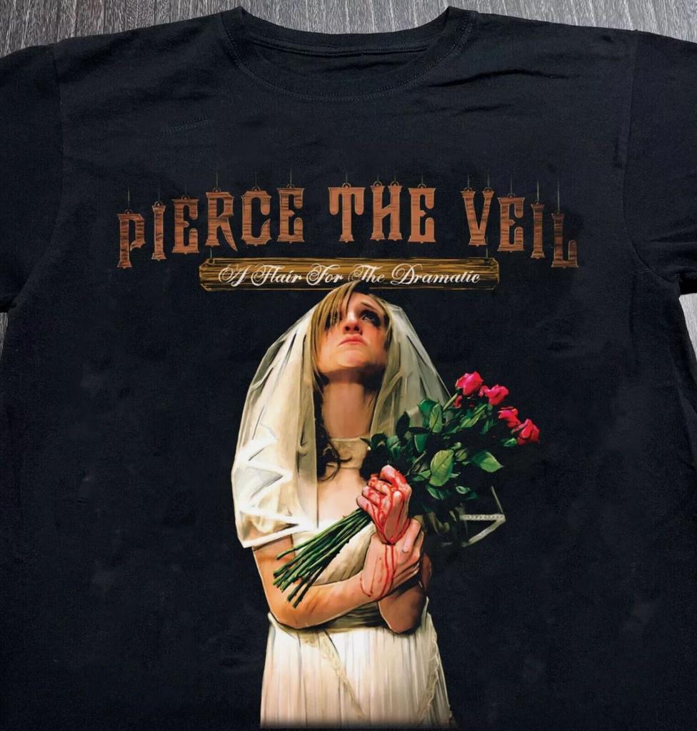 Unisex shirt Cotton Oversize Large Size A Flair for the Dramatic Pierce The Veil Retro 2007 S 2345XL Unisex