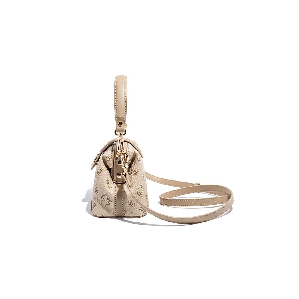 New Sanrio HelloKitty Hello Kitty PU Shoulder Bag, Crossbody Bag, Handbag Regular Women's Pink/Brown/Milk Tea SHHF41585