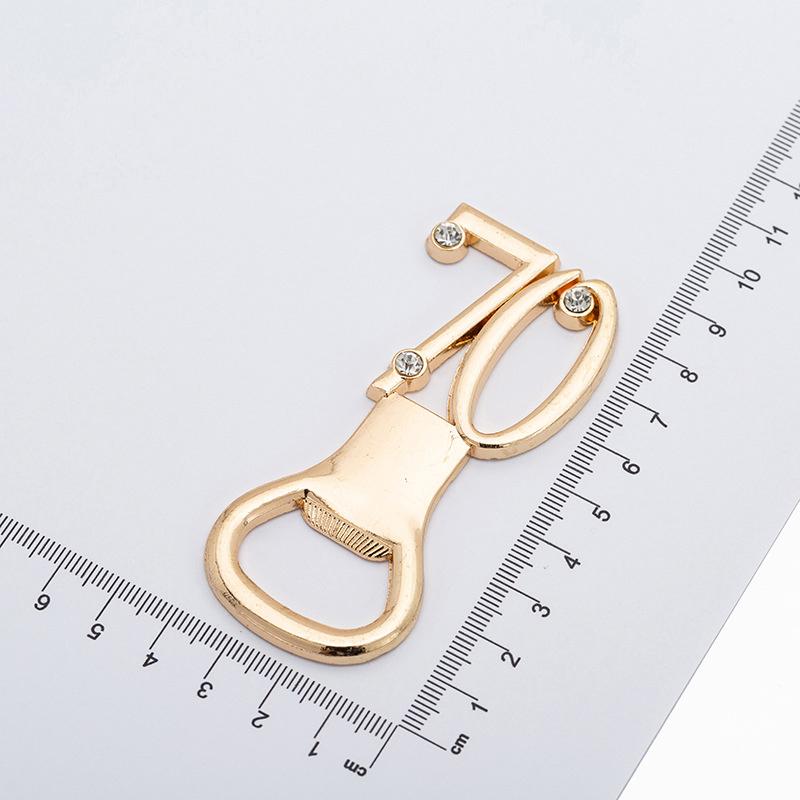 Свадебные подарки Различные открывалки для бутылок с цифрами Инструменты для украшения бара Упаковка Открывалка для пива