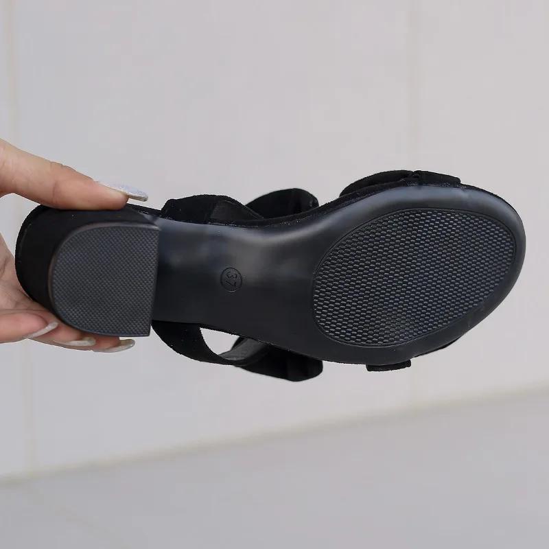 2025 Summer Women's Pearl Bow Tie Slippers Chunky Heel Plus Size Party Sandals for Evening & Daily Wear Slippers Women Zapatos