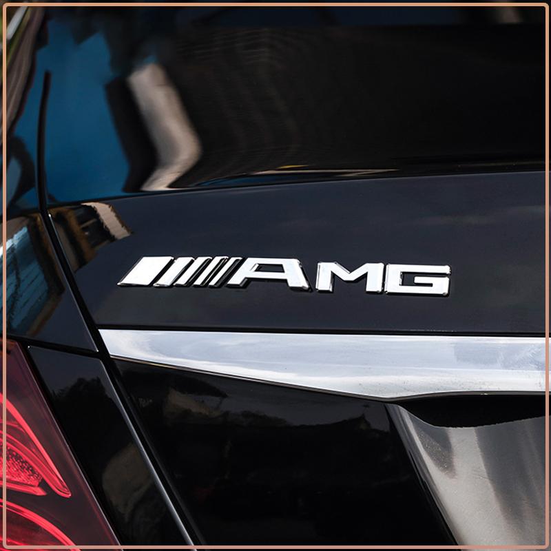 Набор из 1 3D Наклейки на Заднюю Часть Кузова Автомобиля Эмблема Значок AMG Наклейка Этикетка Для Mercedes-Benz C500 C200 C300 A B C E GLA CLA GLK GL ML GLE Класса Автоаксессуары