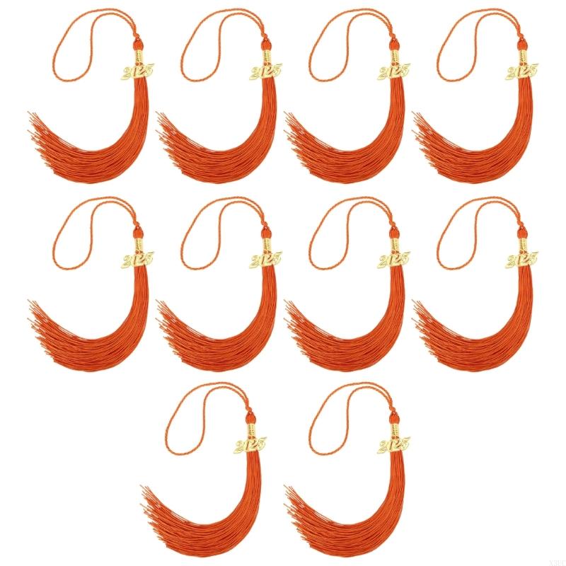 10Pieces 2026 Graduation Hat Tassels Class of 2026 Graduation Hat Pendant X3UC