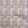 Cotton Poplin Brown Fabric Abstract Floral Quilting Supplies Print Sewing Fabric By The Yard 42 Inch