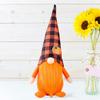 New Seasonal Home Decor Thanksgiving Pumpkin And Maple Leaf Plush Figurine For Autumn Festivities