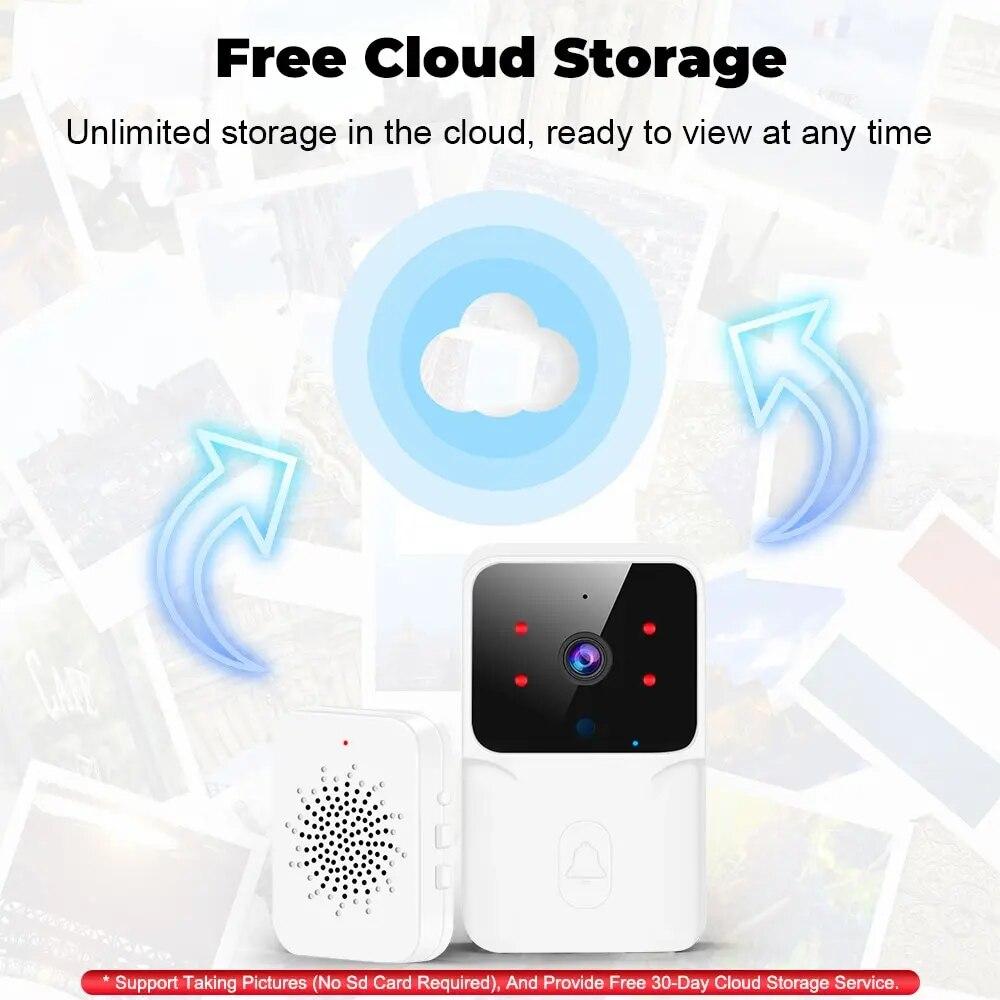 Tuya Video Doorbell Wireless HD Camera PIR Motion Detection IR Alarm Security Door Bell WiFi Intercom for Home Apartment