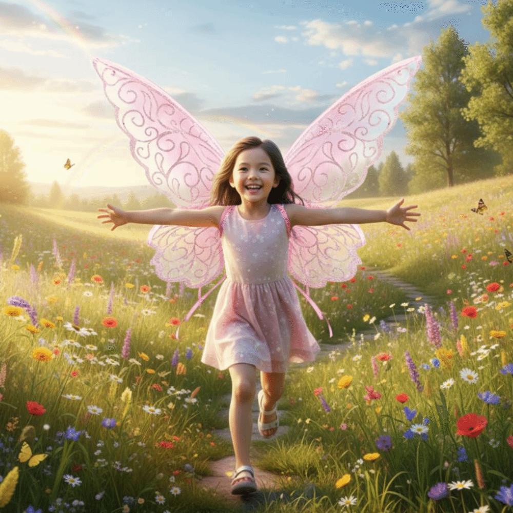 Colorful Princess Butterfly Wing Sparkle Cosplay Wings Butterfly Fairy Wings  Halloween Party