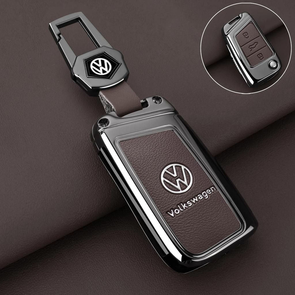 VW GTI GOLF 2026 Горячий Для VW VOLKSWAGEN Сплав цинка Кожаный Чехол для ключа автомобиля Защитная крышка оболочка брелок для VW Volkswagen Golf 7 MK7 T