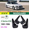 Брызговики передние и задние для BMW 3 серии E36 1991-96 гг.