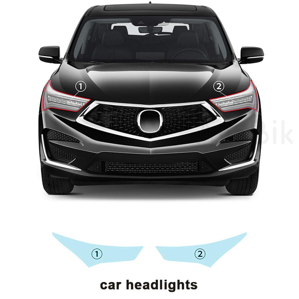 Пленка PPF для передних фар автомобиля Acura RDX    Прозрачная защитная пленка TPU Накладки на фары автомобиля Наклейка на автомобиль