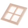 1:12 Dollhouse Miniature Wooden 4 Pane Window Diy Accessories