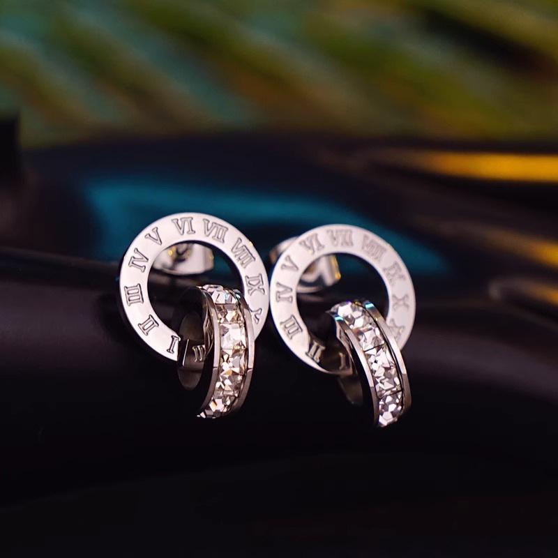 Ожерелье из титановой стали с гальваническим покрытием 18 карат с римскими цифрами и двойным кольцом, легкая роскошная подвеска на ключицу из титановой стали, цена