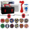 Versatile Xd168-21a Miniature Spinning Top Kit 17 Piece Alloy Toy Organizer