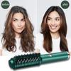 2 In 1Cordless Hair Straightener Brush Curler for Women Negative Ionic Anti Scalding Comb Teeth Fast Heating USB Rechargeable