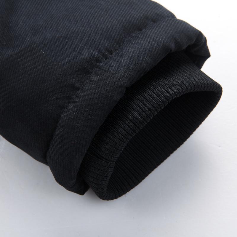 Мужская куртка средней и большой длины из бархата и хлопка 7176 для людей среднего и пожилого возраста