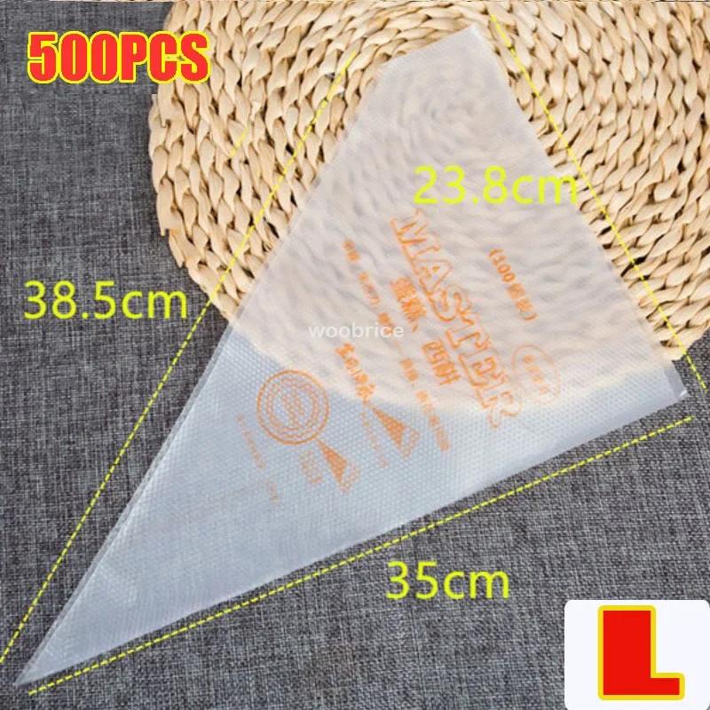 100-500 шт. толстые одноразовые кондитерские мешки для печенья мешок для глазури своими руками для украшения торта кремом кондитерский мешок принадлежности для выпечки рукава для печенья