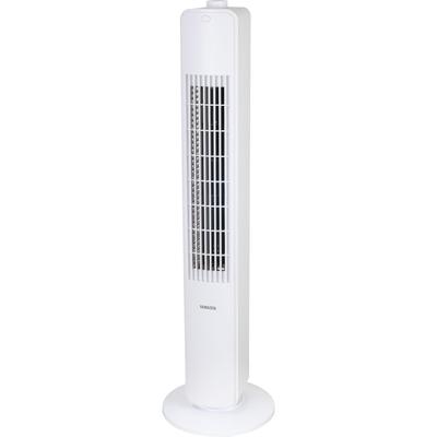 Tower Living Automatic 3 уровня регулировки объема воздуха Белый [Yamazen] Вентилятор, Вентилятор, Тонкий, Комнатный, Влево/вправо, Регулировка, Переключатель, ASS-X78(W)