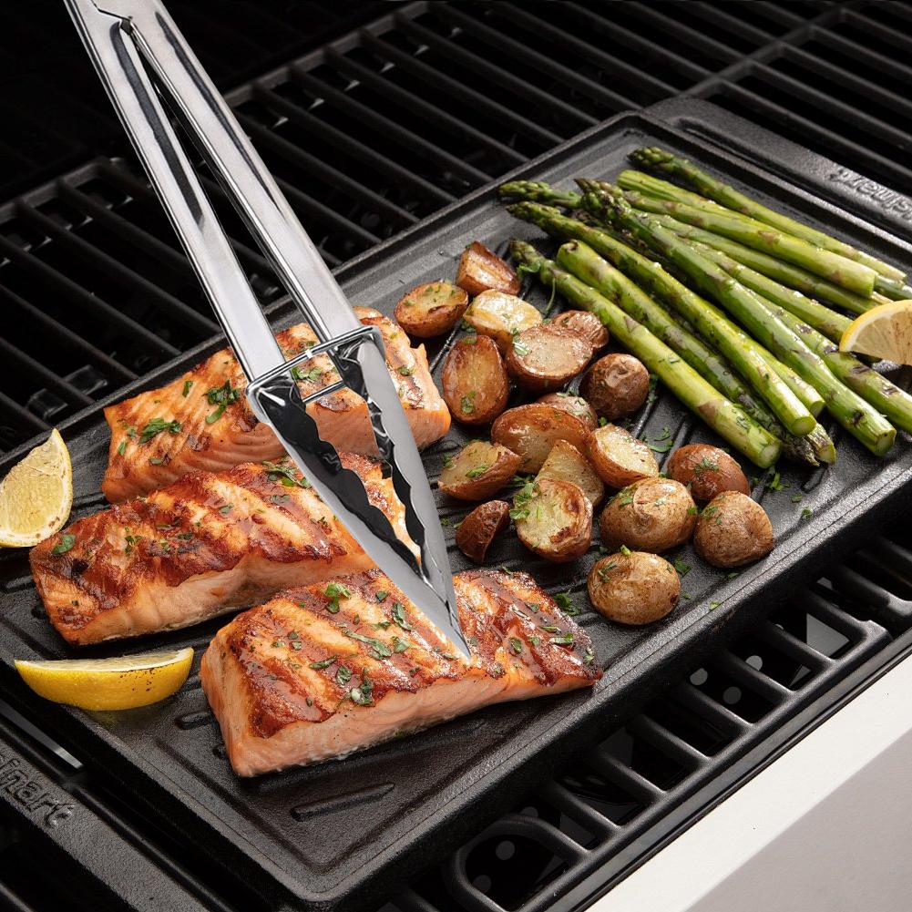 Толстый портативный щелевой гриль из нержавеющей стали, складной гриль для барбекю, складной гриль для кемпинга, для путешествий, вечеринок, для большой готовки