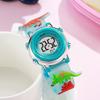 New Fashion Simple 3D Dinosaur Silicone Strap Electronic Display Quartz Watch Student Style Graduation Season