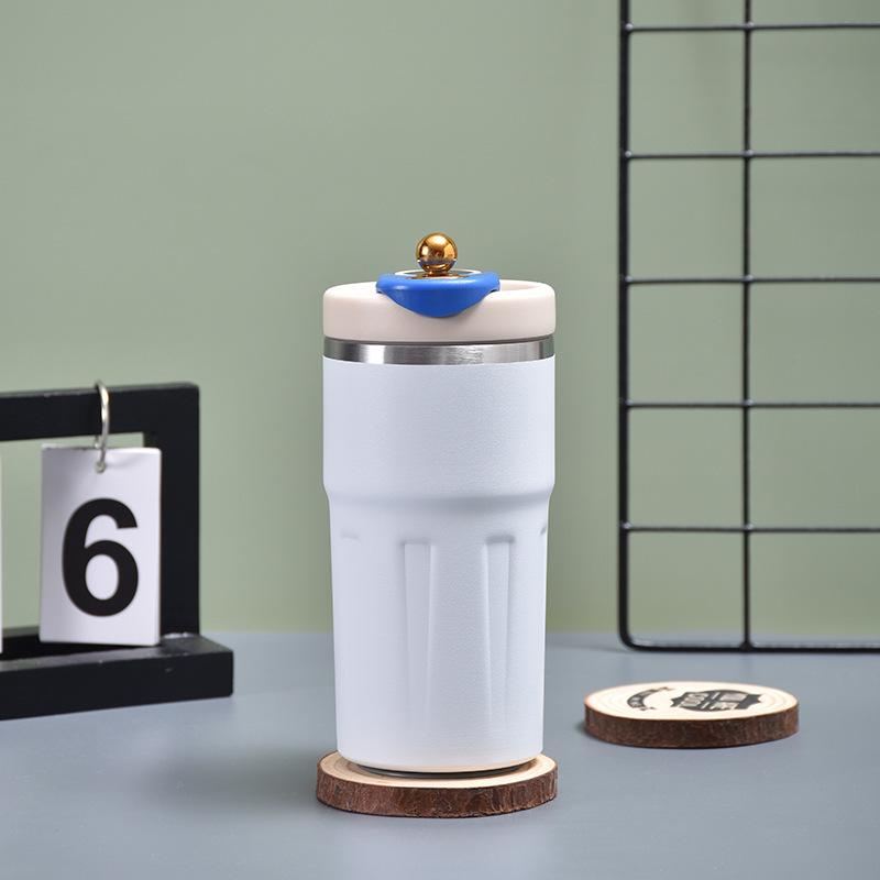 Умный дисплей температуры, кофейная чашка, вакуумная чашка из нержавеющей стали 316, стакан, женская красивая портативная кружка для воды