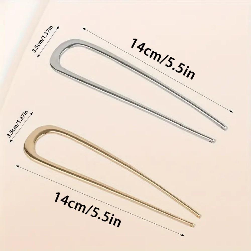 2Pcs Large Size Hair Clip Multifunctional Styling Aid Hairpin Hair Fork  Hair Accessories