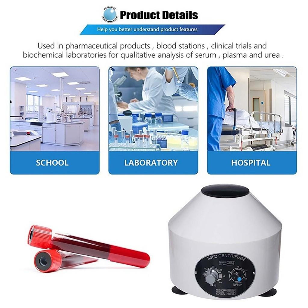 Центрифуга 800D Prp Медицинская Машина Центрифуга 4000 об/мин Тест Плазма Крови Центрифуга Машина Центрифуга