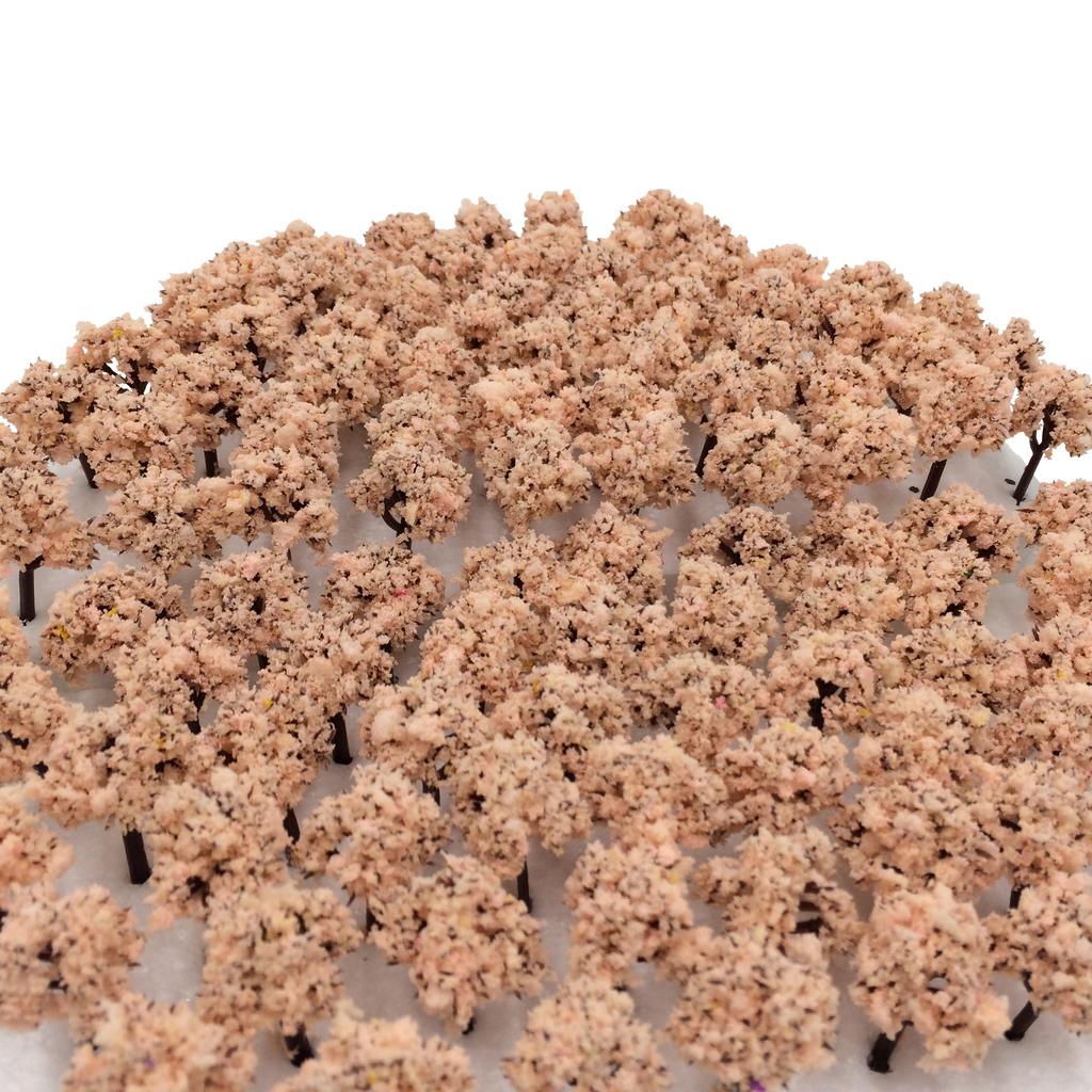 DauStage Forest for N Gauge and Architectural Available In 50 or 100 Colors Cherry Blossom 100 Trees, 3cm, Dioramas, Railways, Models, (19, Pink,