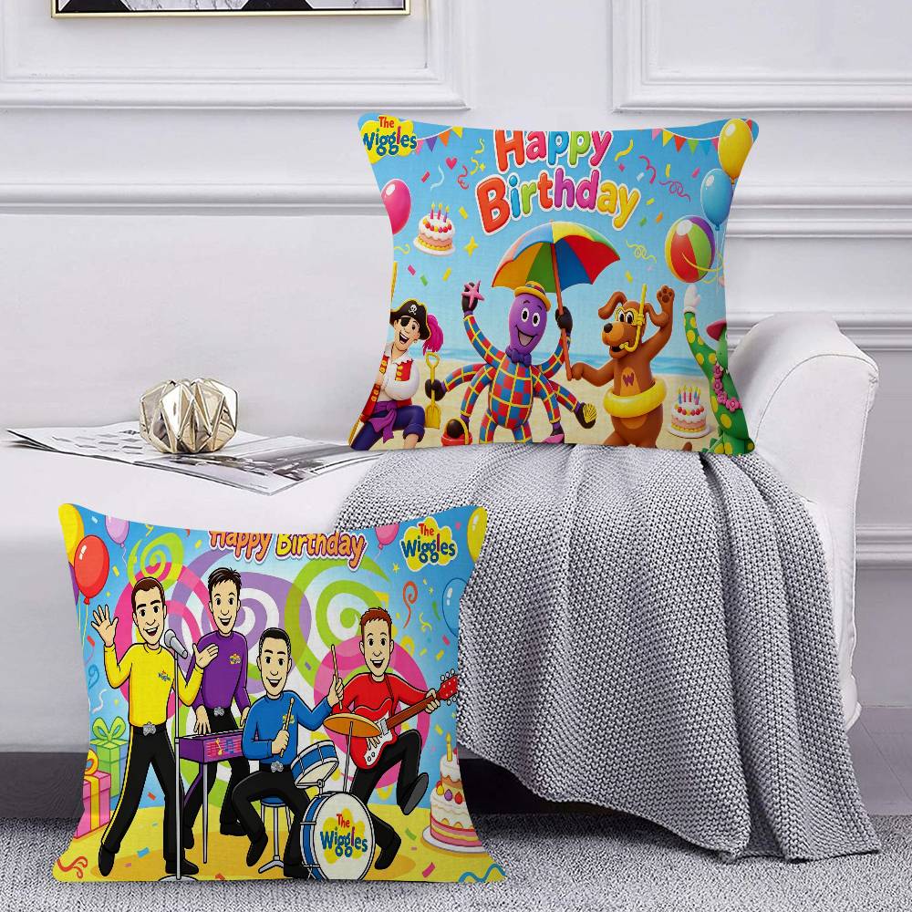 Индивидуальная наволочка на подушку с тематикой The Wiggles, чехол на диванную подушку, украшение для комнаты, детский подарок