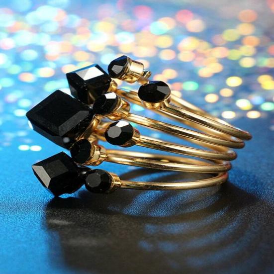 Регулируемое кольцо Изысканный блестящий креативный дизайн с имитацией жемчуга