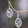 Women Natural Charm Multi-Gemstone Rainbow Moonstone & Peridot & Amethyst & Turquoise Pendant Earrings Vintage Jewelry