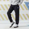 Puma Трикотажные брюки для бега, тренировок, фитнеса, с твердым логотипом, унисекс, черные 627881-75