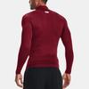 Under Armour ColdGear T Shirts Men's Red Half Turtleneck Moderate Straight Fit 1366072-625