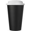 Americano 350 ml tumbler with spill-proof lid Solid black