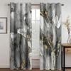 3D Современные Абстрактные Линии Роскошь Элегантность Дешевые 2 Части Тонкие Шторы Для Гостиной Спальни Окна Драпировки Дома Дек
