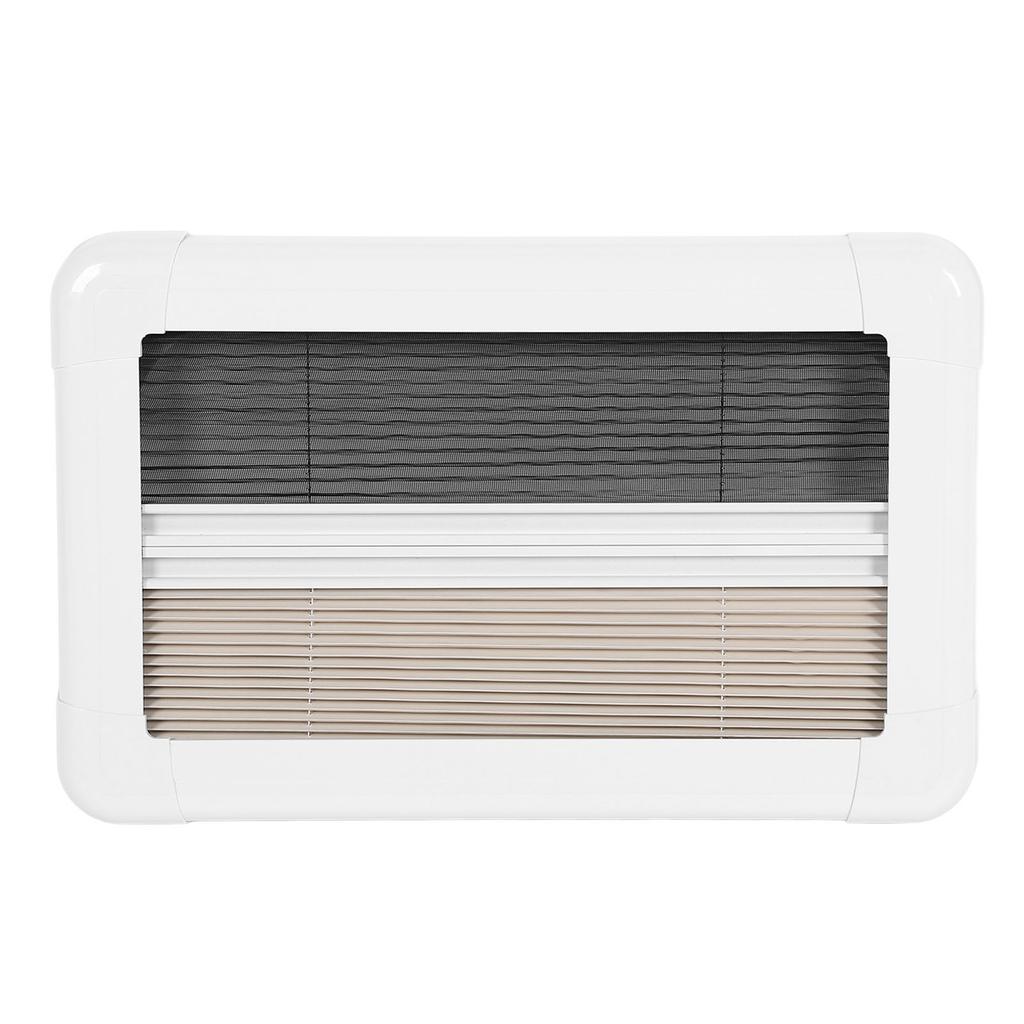 RV Pleated Window Heat Insulated Flexible Push Pull RV Interior Window Blinds UV Resistance Noiseless Ventilated for