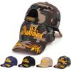Unisex US Letter Embroidery Baseball Caps Adjustable Casual Hats Spring and Autumn Outdoor Sunscreen Hat
