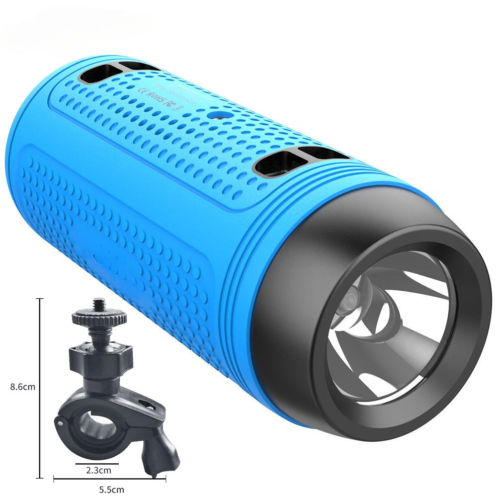 A1 Беспроводная Bluetooth-колонка с FM-радио, портативная велосипедная мини-колонка с фонариком для занятий спортом на открытом воздухе