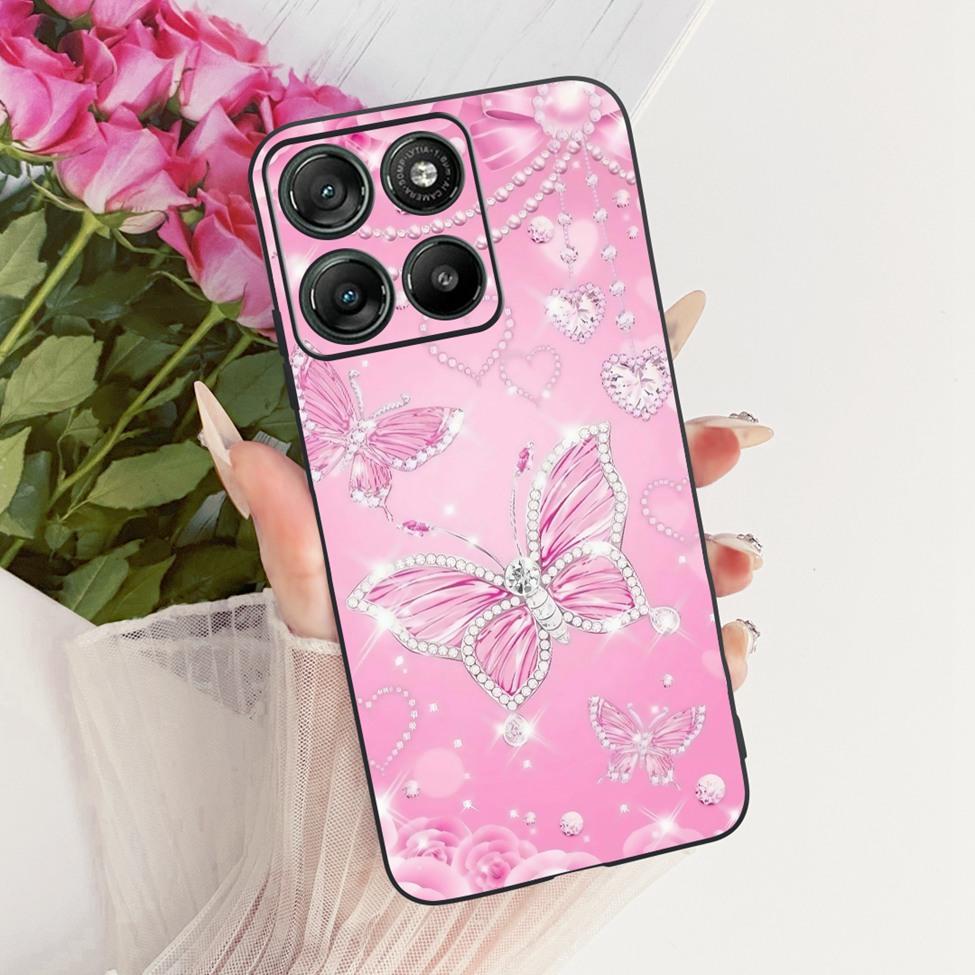 For Moto G57 Power 5G Case Cover Fashion Butterfly Cute Cool Painted Soft Phone Casing For Motorola Moto G57 Power 5G Bumper