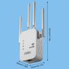 Беспроводной WiFi-повторитель 1200 Мбит/с с портом WAN/LAN, двухдиапазонный 2,4 ГГц/5 ГГц, расширитель WiFi с 4 антеннами, усилитель Wi-Fi сигнала для дома