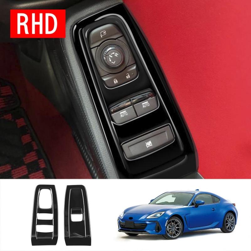 LHD RHD FOR SUBARU BRZ/ZD8 TOYOTA GR86/ZN8 ABS carbonfiber door armrest window lift swtich glass rise button cover