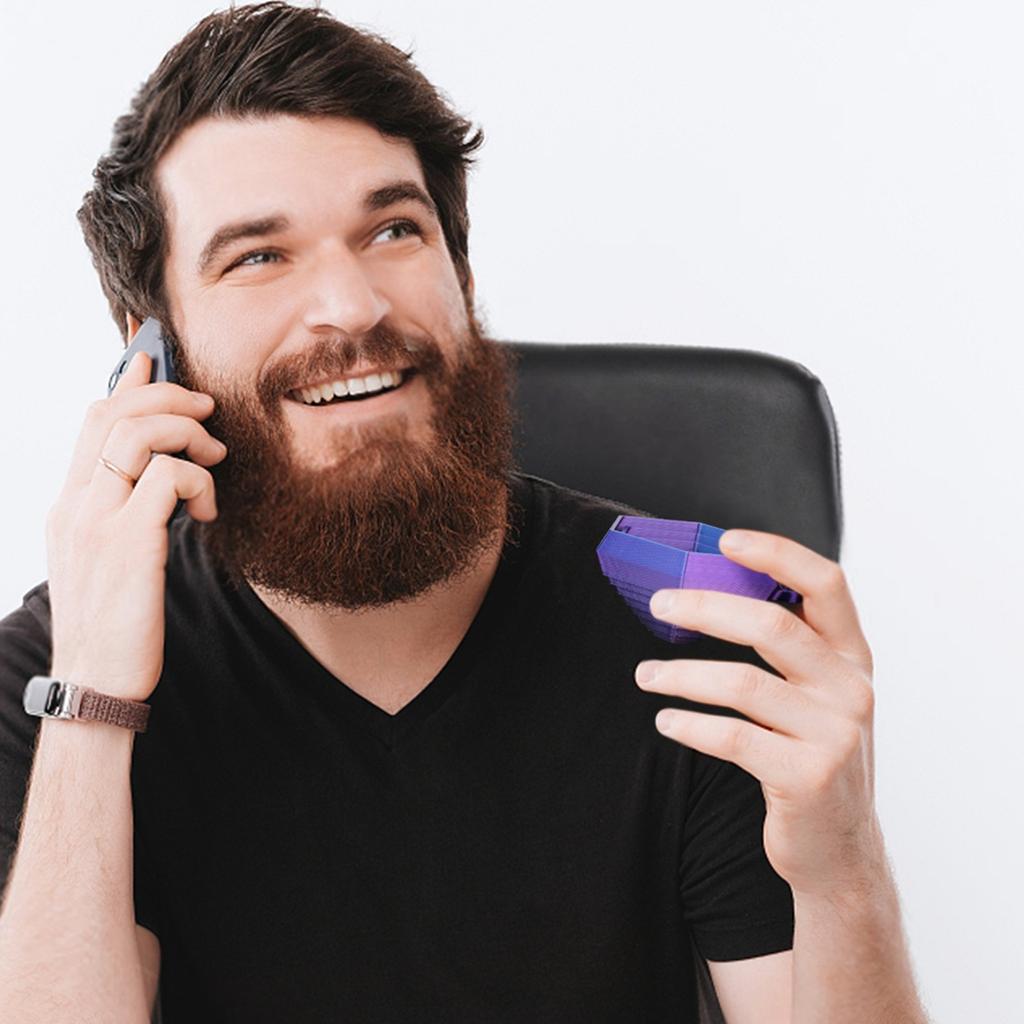 Брелок для ключей Hexagon FidgetKeychain, напечатанный на 3D-принтере, подарочный брелок с 3D-принтером