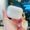 Блестящий прозрачный чехол с подвеской-ракушкой для наушников Apple AirPods Pro 3 2 Air Pods 4 2 1, мягкий прозрачный защитный чехол