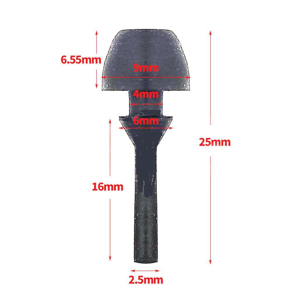 2x Center Console Armrest Rubber Buffer For Ford Escape Ecosport Explorer Raptor