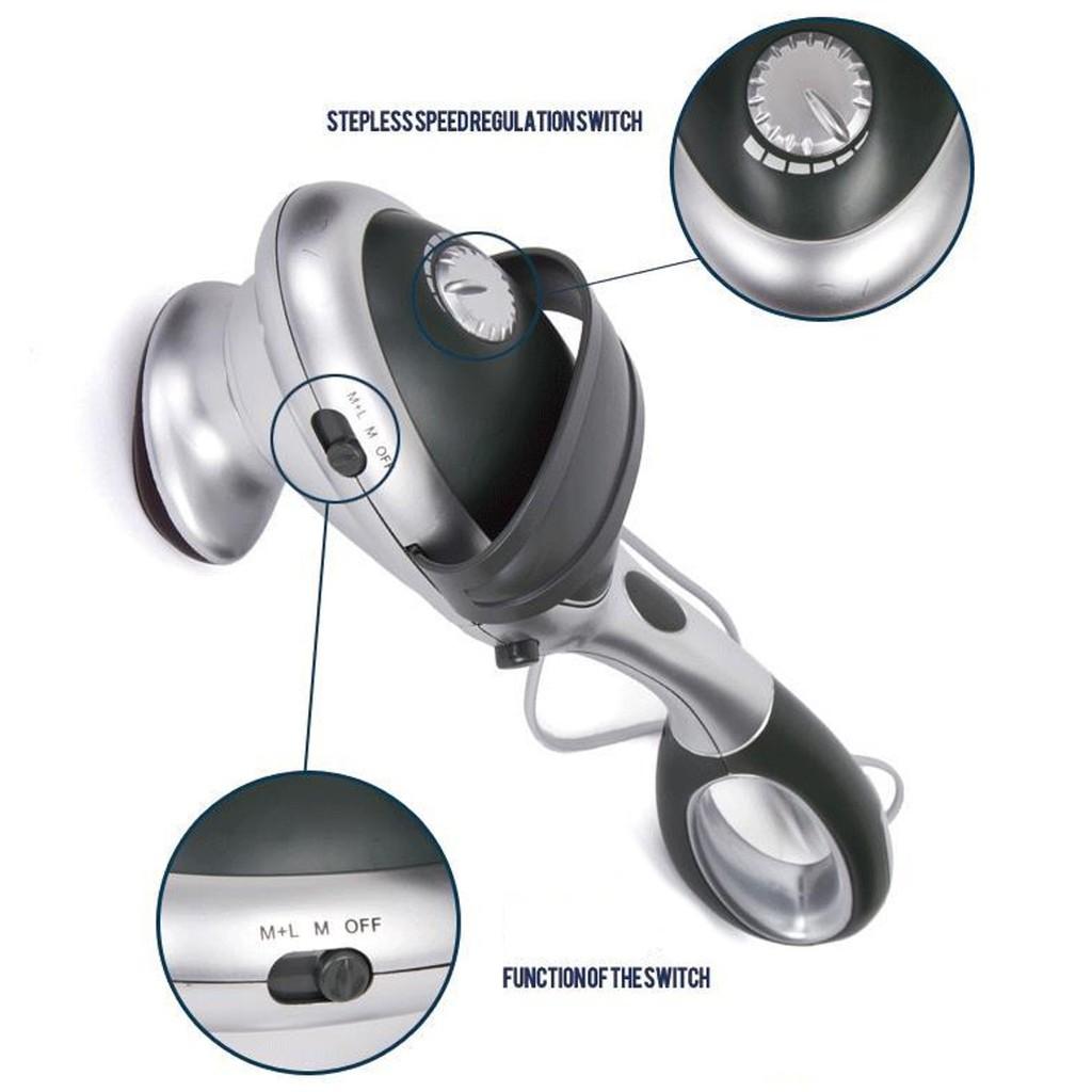 Электрический ручной массажер для тела, 22 Вт, палочка с подогревом, инфракрасная палочка для тела, шеи, спины, талии, массажер для шеи, массажер-молоток 16,15x4,33 дюйма