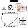 1042845-00-A 1042845-00-B 1016009-00-C For Tesla Model S 2012-2017 New Door Handle Repair Kit High Quality Car Accessories