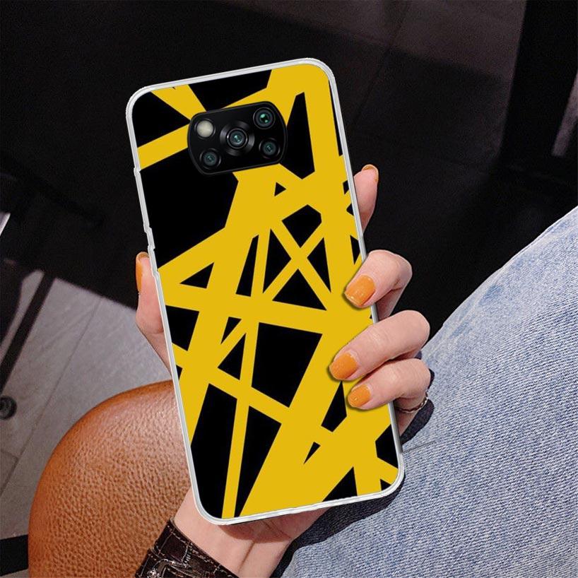 Eddie Van Halen Graphic Guitar Phone Case For Xiaomi Poco X7 X6 X5 Pro F7 Ultra Redmi 15C 15 13C 13 12C 12 10 10A 10C 9 9A 9C 9T